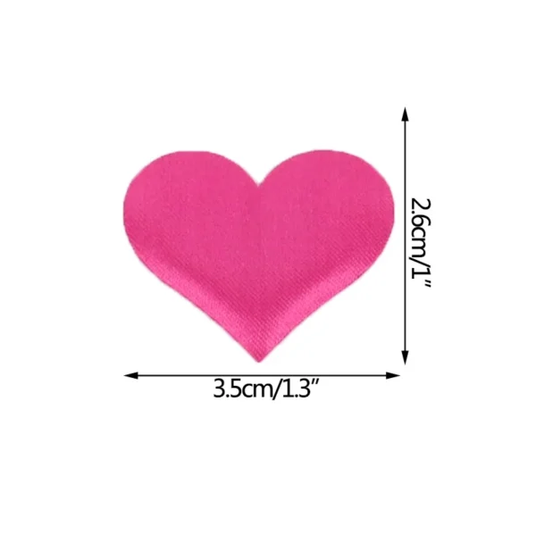 100/200Pcs Artificial Love Heart Petals Valentine's Day Wedding Party Confetti Petals Sponge Satin Fabric Table Bed Decorations - Image 6